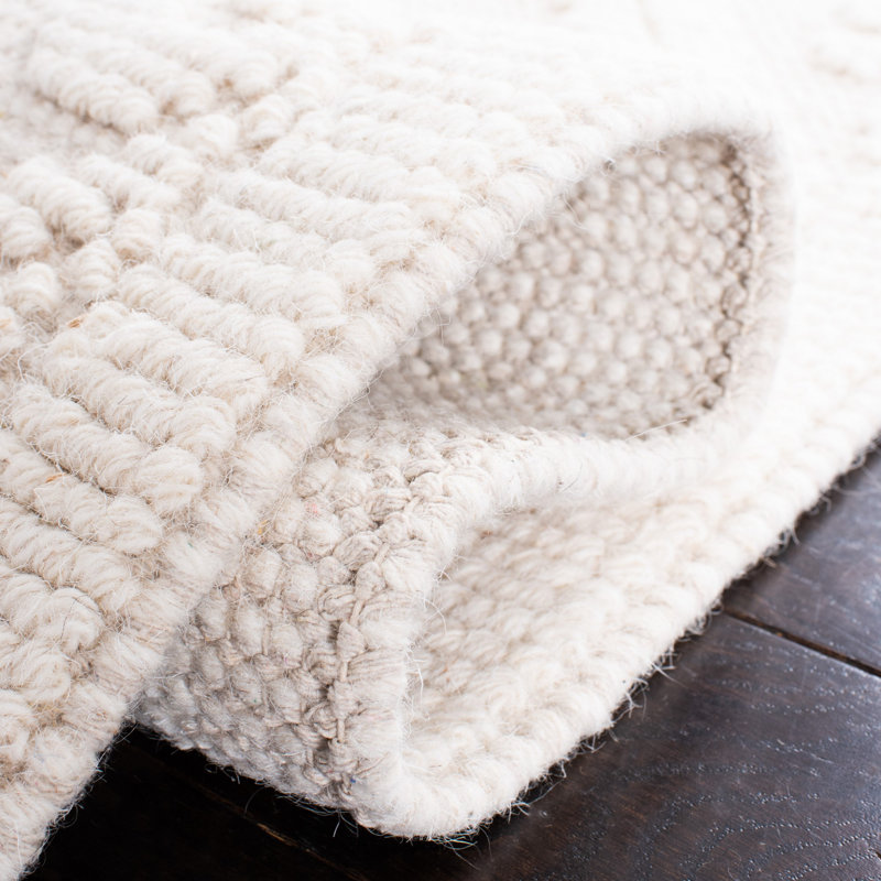 Ophelia & Co. Kelty Handmade Hand Loomed Wool Ivory Rug & Reviews Wayfair